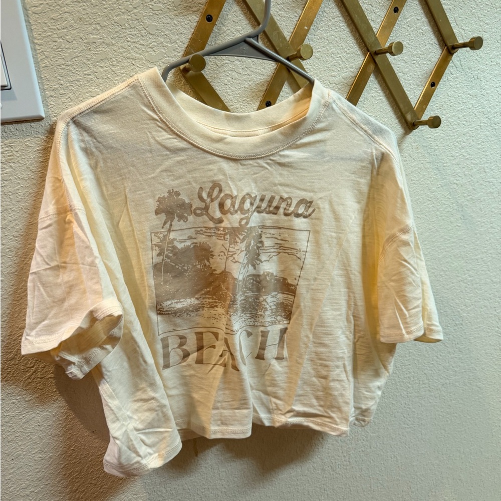 Laguna Beach Graphic Tee (Crop)